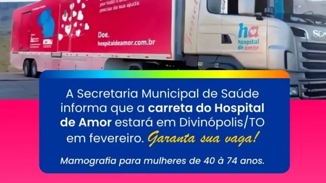 Agendamento Carreta do Hospital de Amor